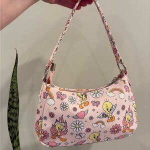 Dolls Kill OH SO TWEET SHOULDER BAG-Tweety Bird Pink  Purse - Sold Out online